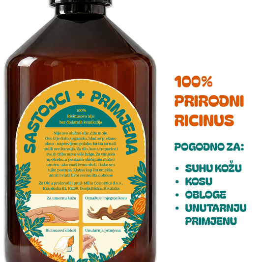 USKORO DOSTUPNO: Didino Ricinusovo Ulje 500 mL